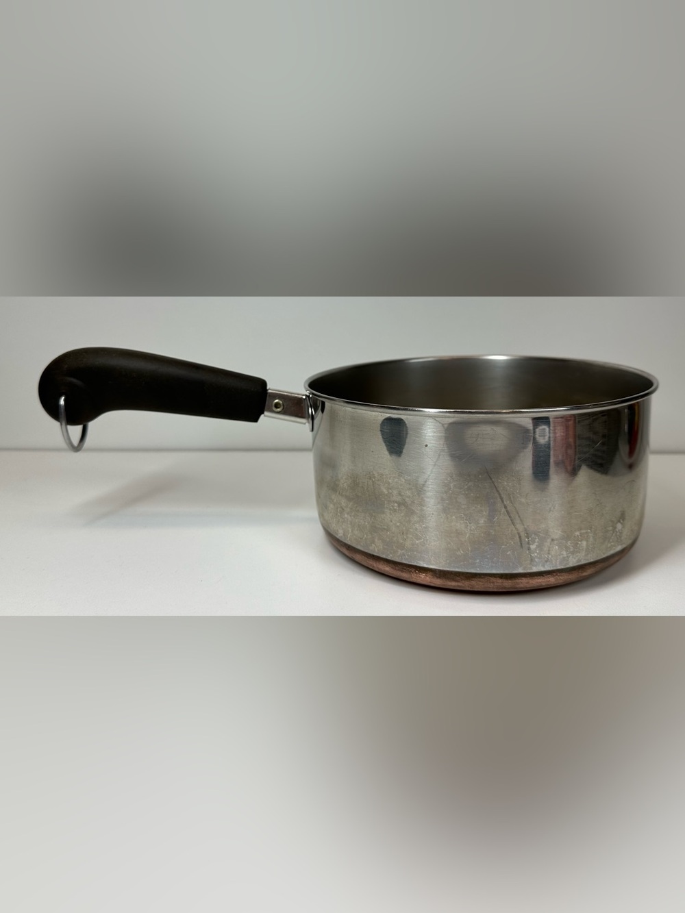Revere Ware 1801 2 Qt Copper Bottom Sauce Pan/ Pot No Lid
